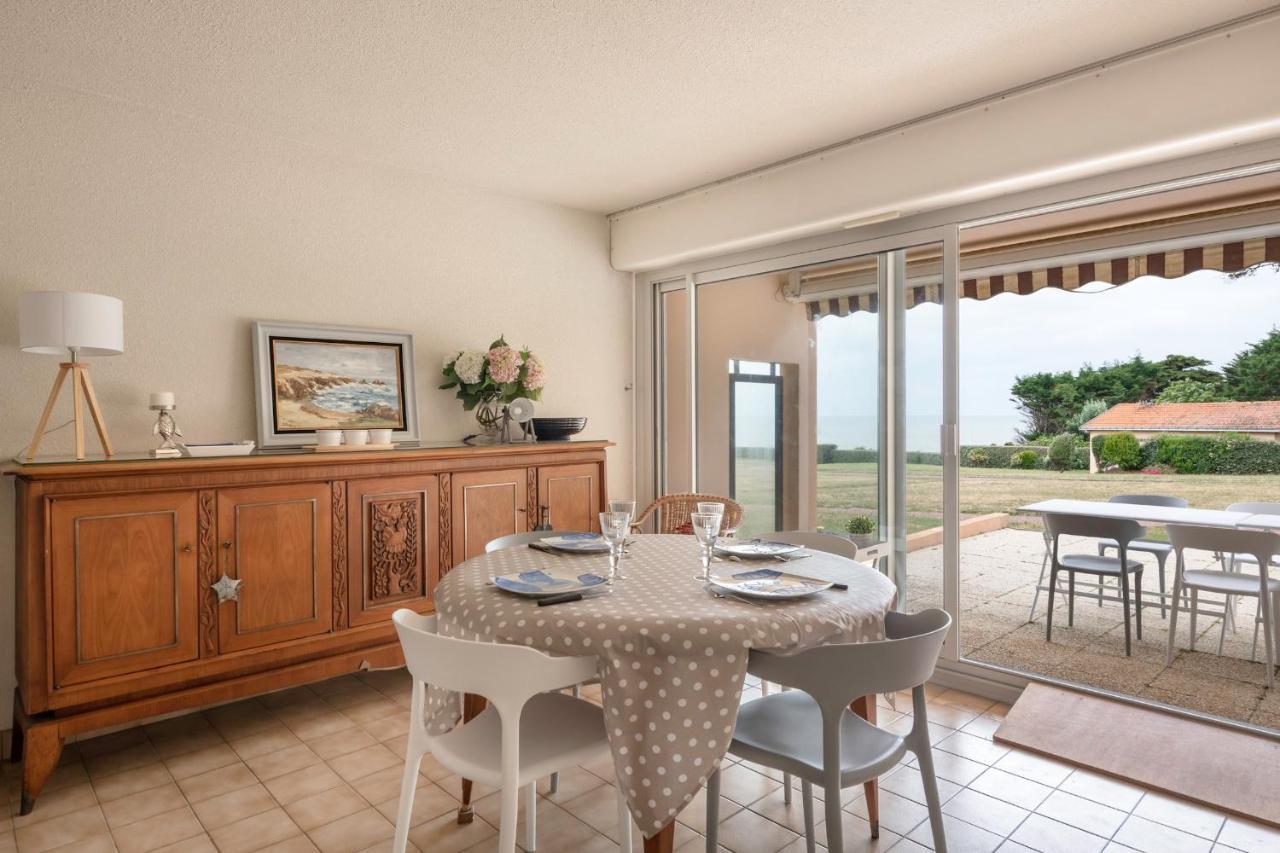 Rez-De-Terrasse Face Mer Pour 4 Personnes Pornic Dış mekan fotoğraf